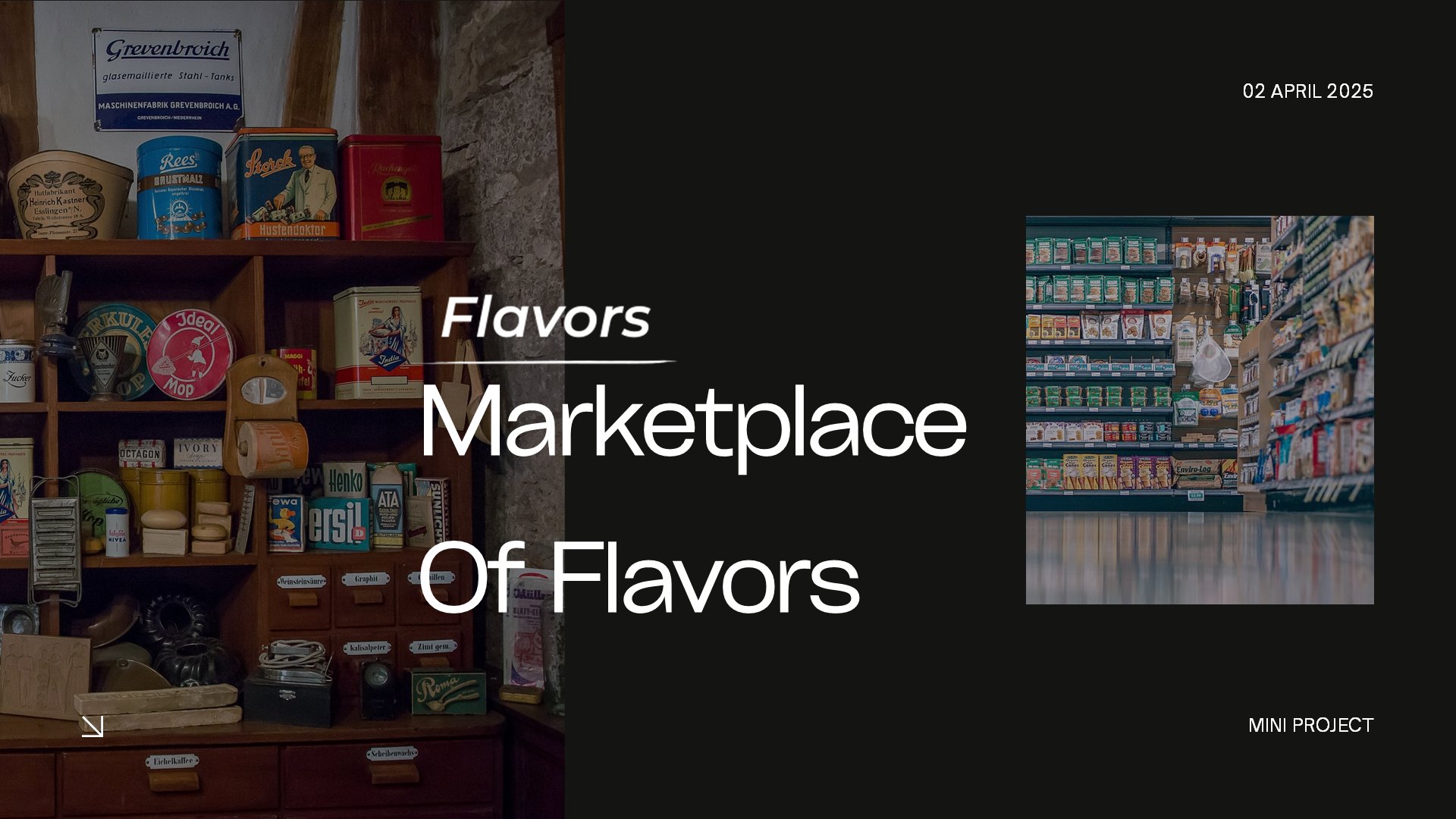 Marketplace of Flavors